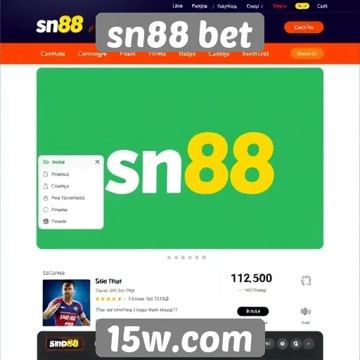 Análise da interface do usuário do site sn88 bet